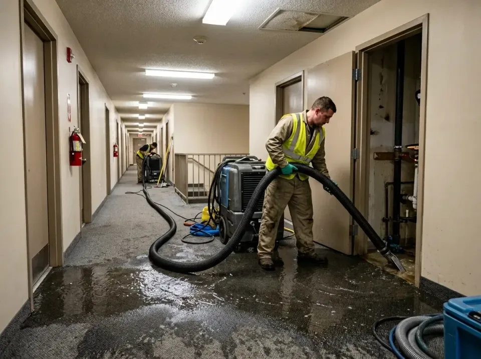 multi-unit-apartment-hallway-f-005 — frequently asked questions, Emergency Burst Pipe Water Extraction & Removal in Eaton, OH